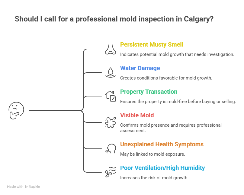 When Should You Call for a Professional Mold Inspection in Calgary?